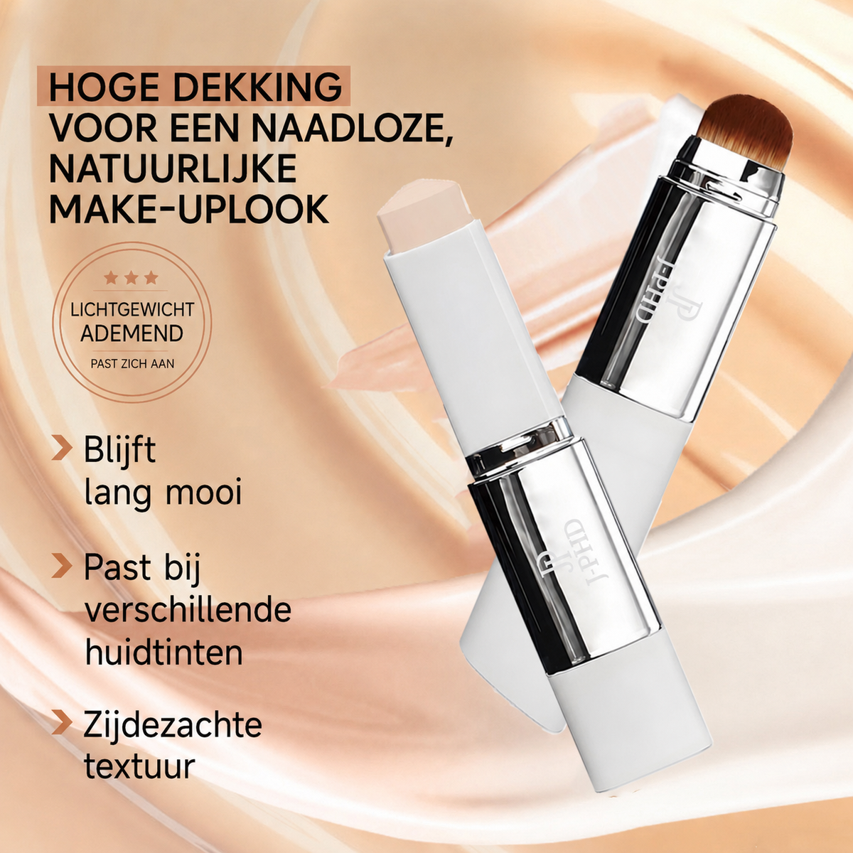 LumiBlend™ Anti-Aging Foundation Stick | Vervaagt Pigmentvlekken en Fijne Lijntjes | 1+2 GRATIS