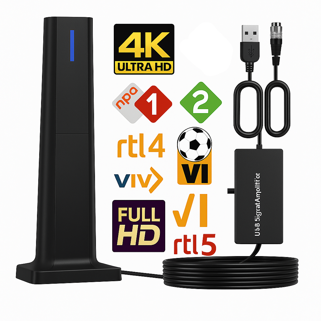 EaroTV 4K | Recevez des chaînes 4K gratuites sans câble, smart TV ni Wi-Fi