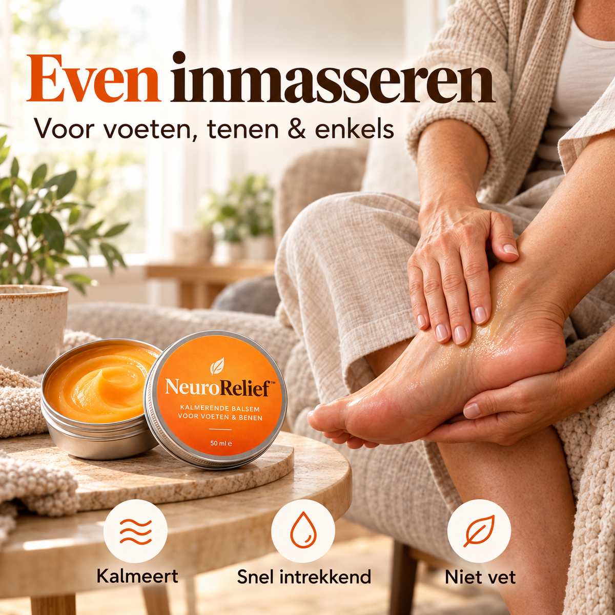 NeuroRelief™ | Pak zenuwpijn, tintelingen & branderige voeten gericht aan | 1+1 gratis
