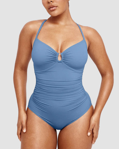 SirenShape™ Swimsuit – Elegante Shaping met Cut-Out Detail