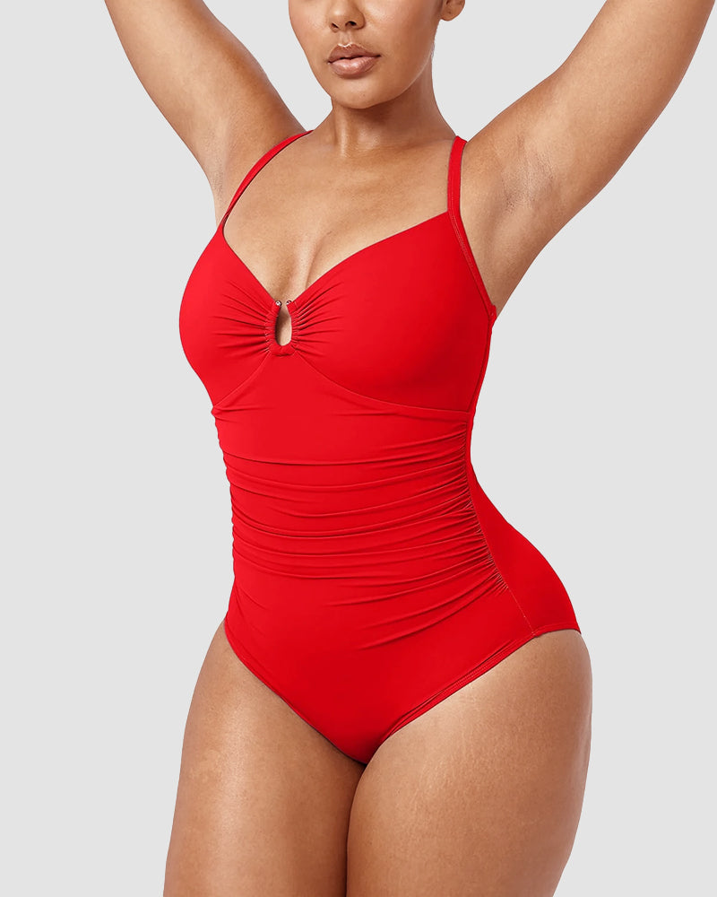 SirenShape™ Swimsuit – Elegante Shaping met Cut-Out Detail