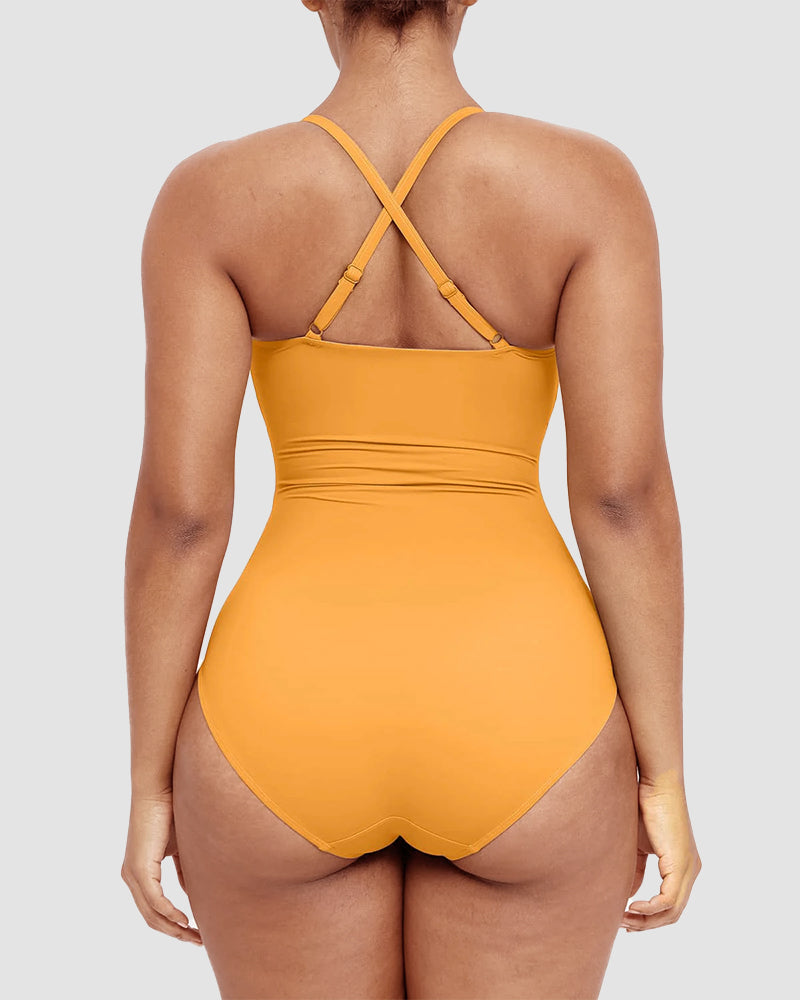 SirenShape™ Swimsuit – Elegante Shaping met Cut-Out Detail