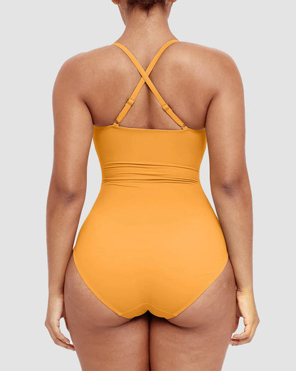 SirenShape™ Swimsuit – Elegante Shaping met Cut-Out Detail
