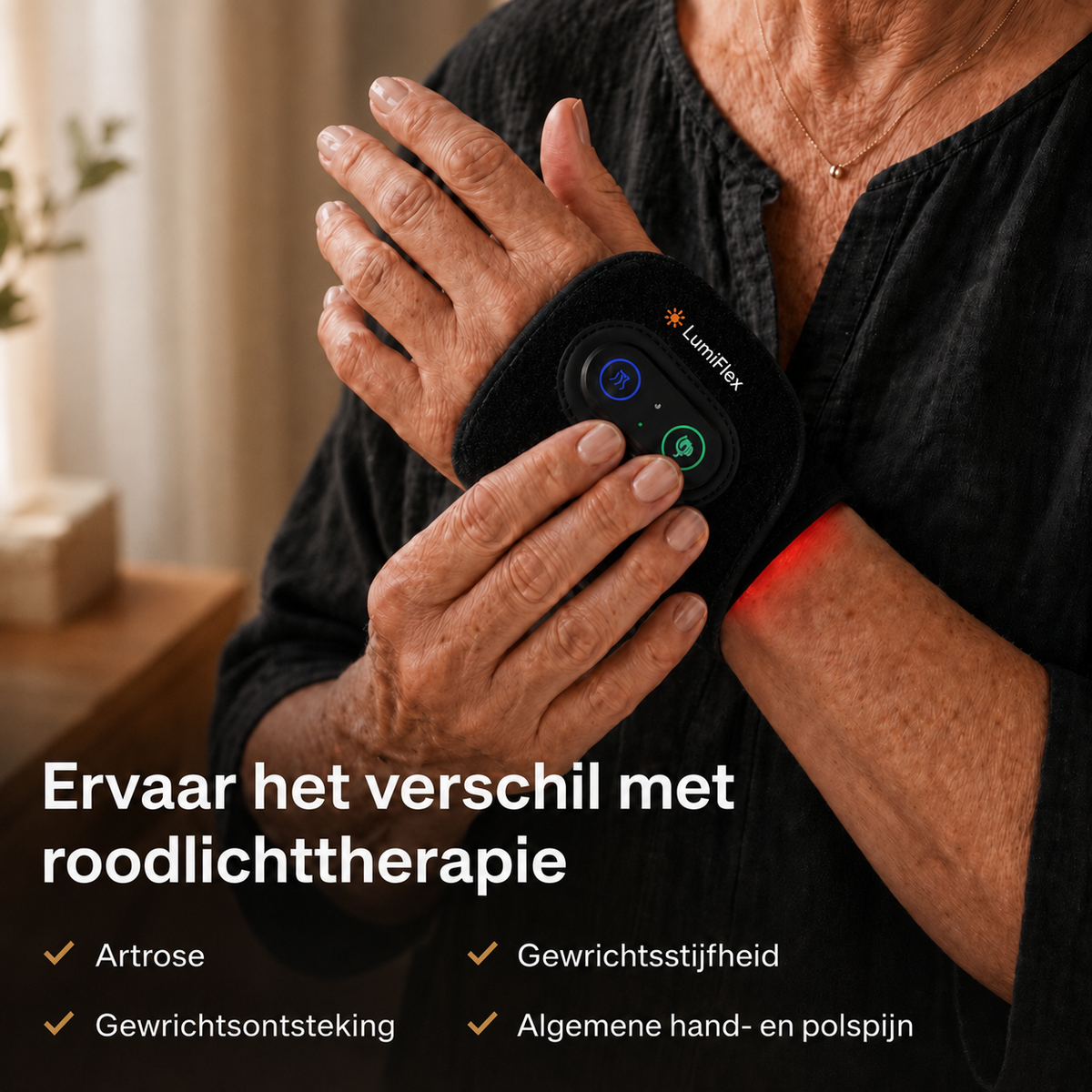 LumiFlex™ | Dagelijkse verlichting voor artrose, stijve en pijnlijke gewrichten