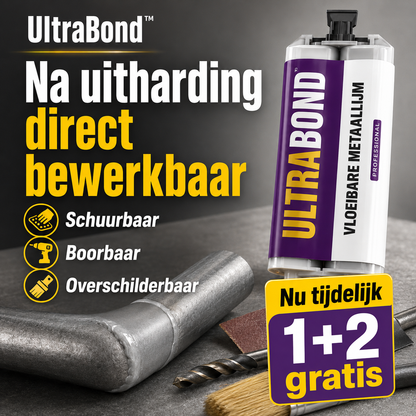 UltraBond™ – Herstelt Metaal Snel & Eenvoudig Zonder Lasapparaat | 1+2 gratis
