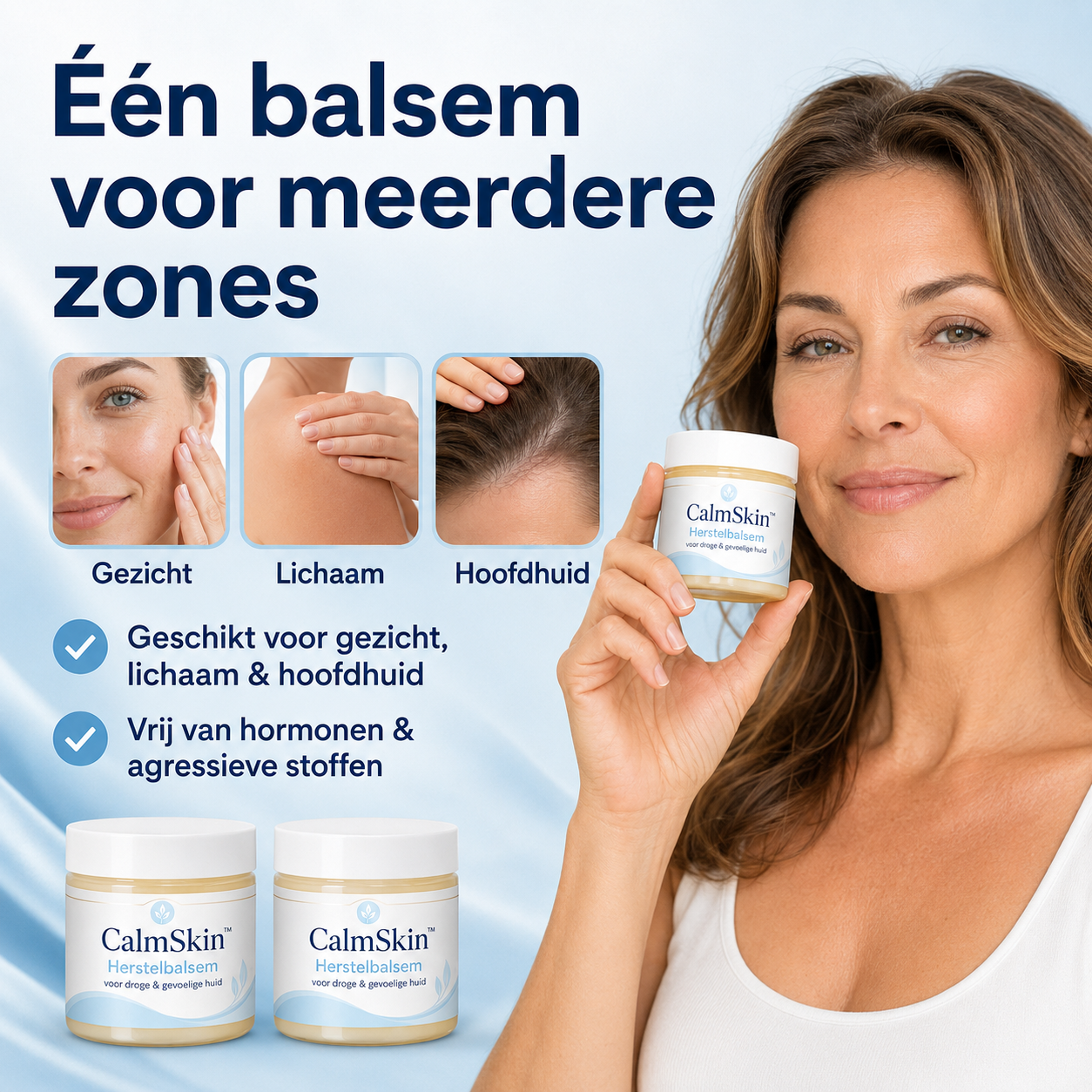 CalmSkin™ | Intensieve herstelbalsem bij droogheid, roodheid en schilfers
