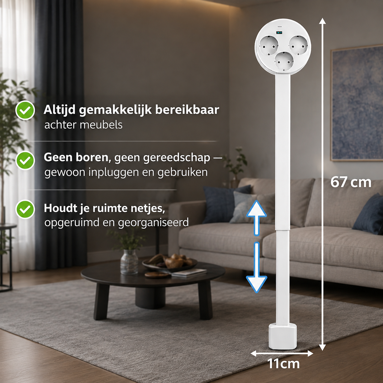 FlexiPlug™ | Breng verborgen stopcontacten binnen handbereik