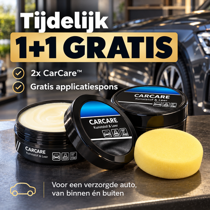 CarCare™ | Laat dof leer en kunststof er weer verzorgd en diep van kleur uitzien | 1+1 gratis