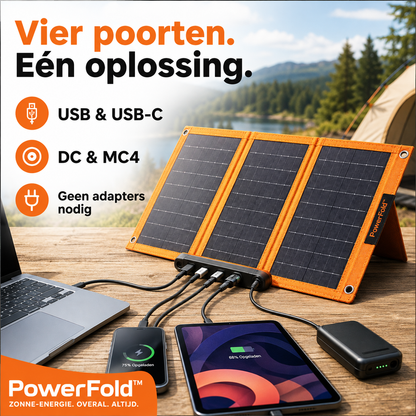PowerFold™ – Altijd en overal gratis stroom op zak