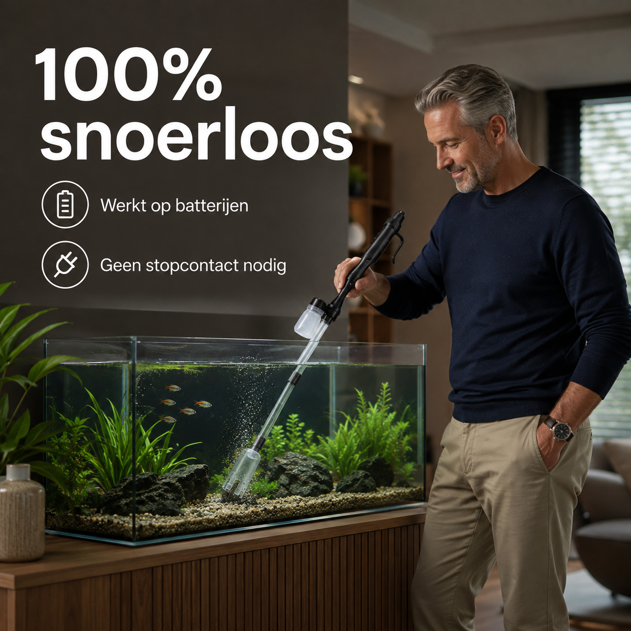 AquaClean Pro™ | De makkelijke manier om uw aquarium schoon te houden