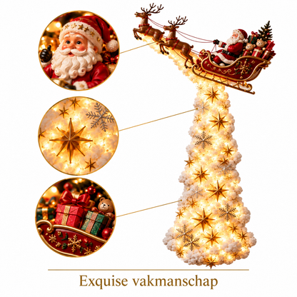 GlowStory™ | Verander een kale muur in een compleet kersttafereel