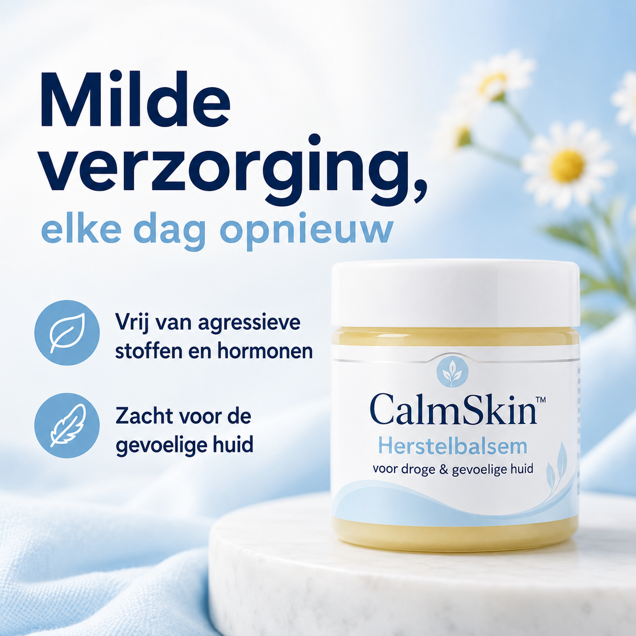 CalmSkin™ | Intensieve herstelbalsem bij droogheid, roodheid en schilfers