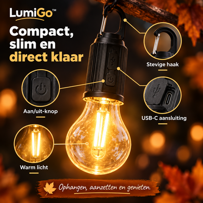 LumiGo™ | Overal direct warm licht zonder kabels of stopcontact | 2+2 gratis