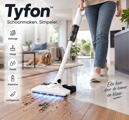 Tyfon | Aspirateur et nettoyeur sans fil 2 en 1