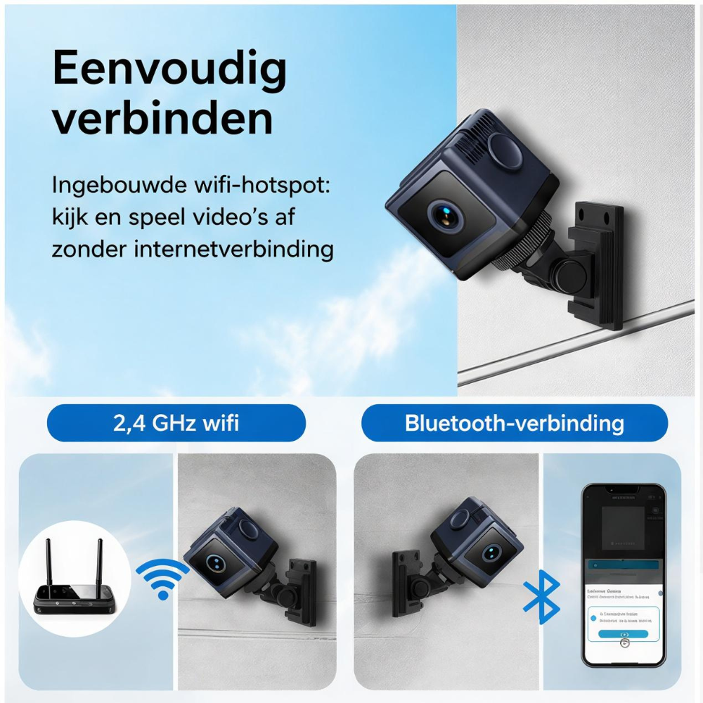 CubeCam™ | 100% Draadloze Beveiliging Zonder Gedoe