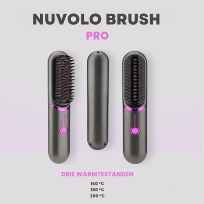 Nuvolo Brush Pro™ | Zeg vaarwel tegen plat haar: de hele dag lift en glans zonder schade!