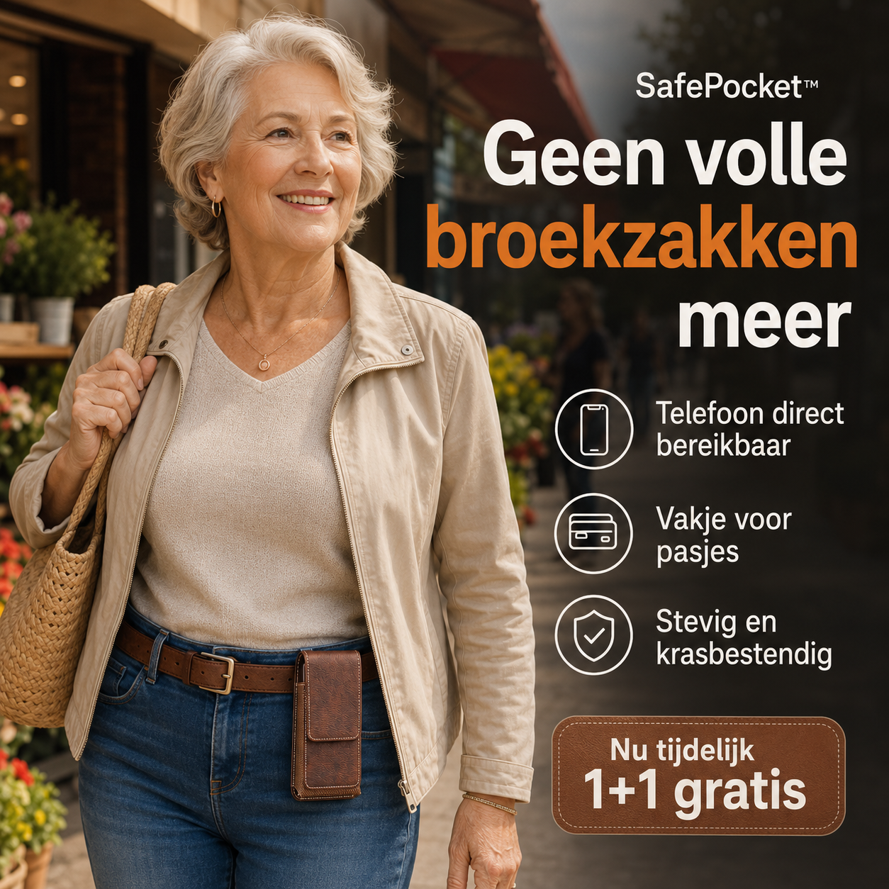 SafePocket™ – 100% Beschermd Tegen Vallen, Verliezen & Diefstal | 1+1 gratis