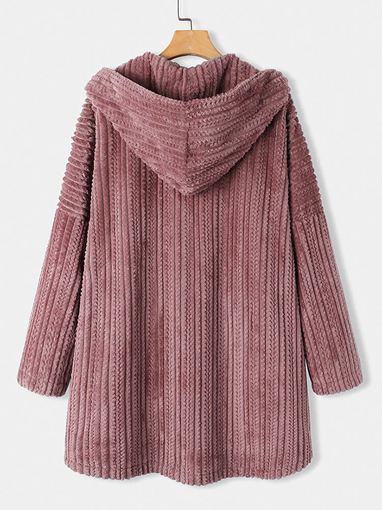 Noor - Cardigan chaud et élégant à capuche