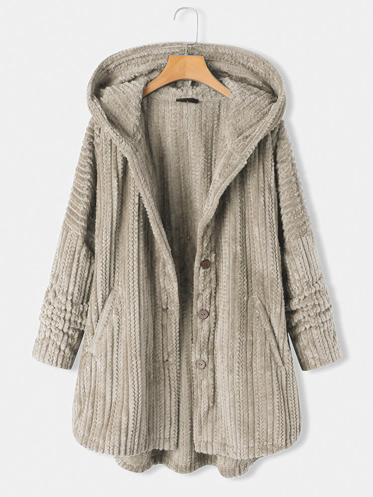 Noor - Cardigan chaud et élégant à capuche