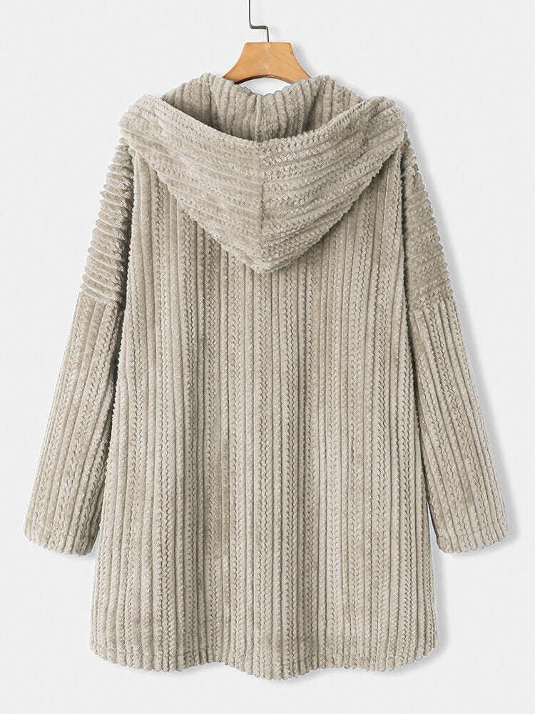 Noor - Cardigan chaud et élégant à capuche