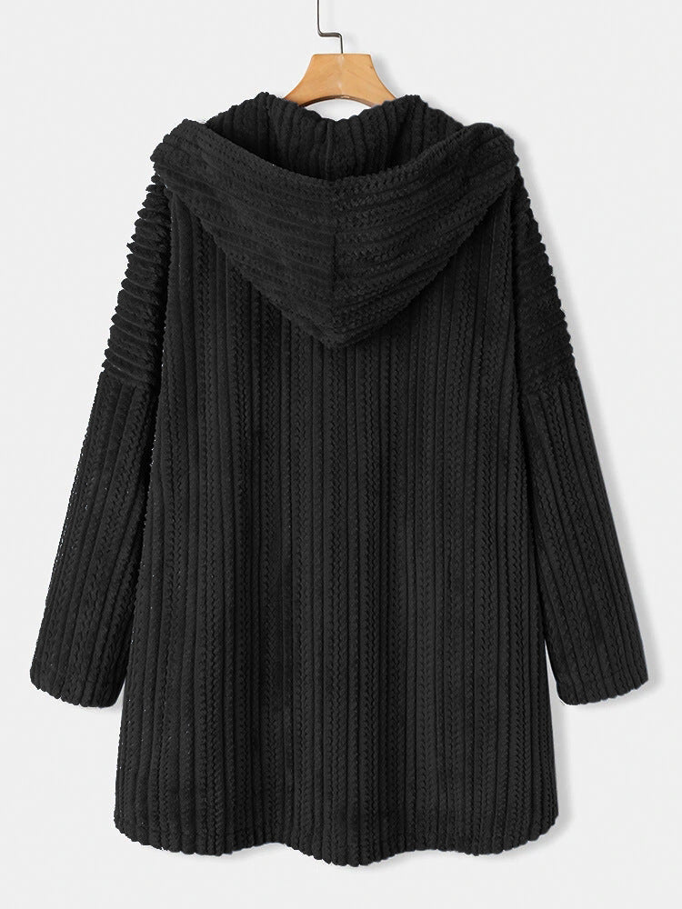 Noor - Cardigan chaud et élégant à capuche