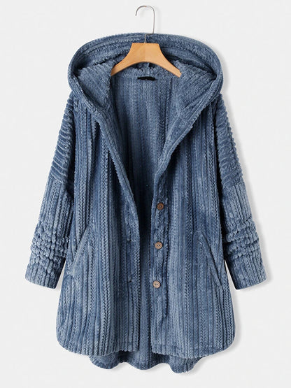 Noor - Cardigan chaud et élégant à capuche