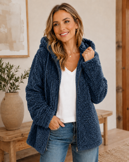Teddy | Zacht en warm vest met rits