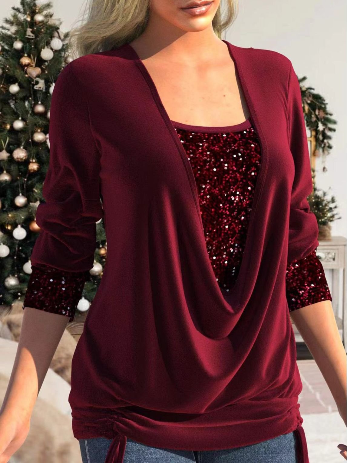 Dazzle | Haut scintillant à sequins