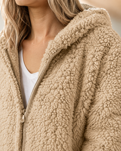 Teddy | Zacht en warm vest met rits