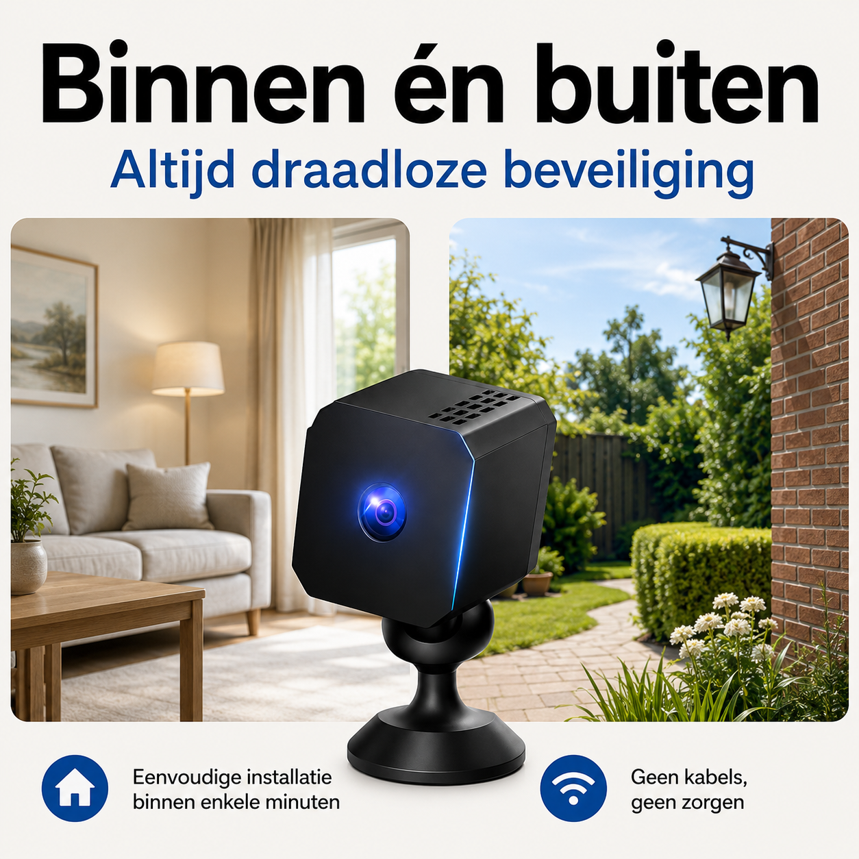 SafeCam Pro™ | Toujours en sécurité – même sans Wi-Fi ni électricité