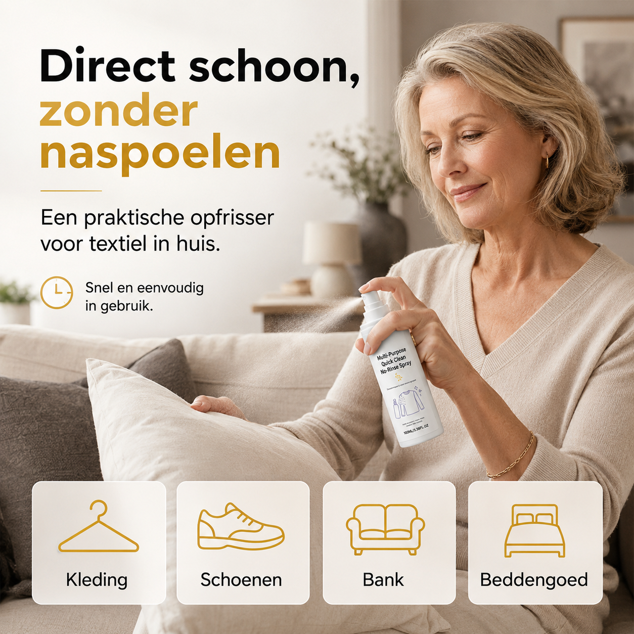 SpotLess™ | Zeg vaarwel tegen hardnekkige vlekken: Spray, veeg en klaar! | 1+1 gratis