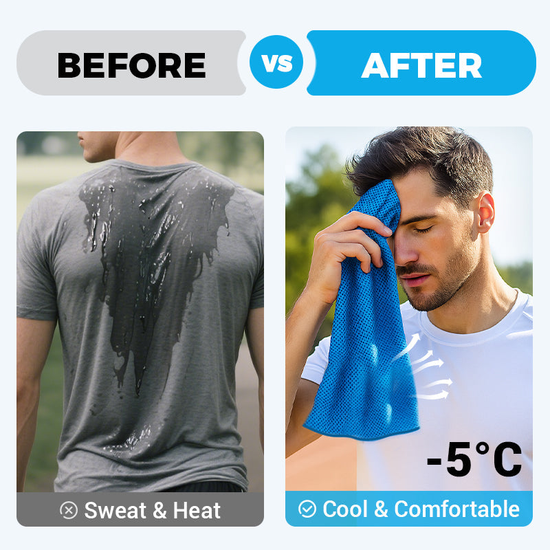 ⏰Laatste dag! Koop 1, krijg 1 gratis❄💦Deze verkoelende handdoek kun je overal en altijd gebruiken! Herbruikbaar, zacht, absorberend, verkoelend en makkelijk mee te nemen.
