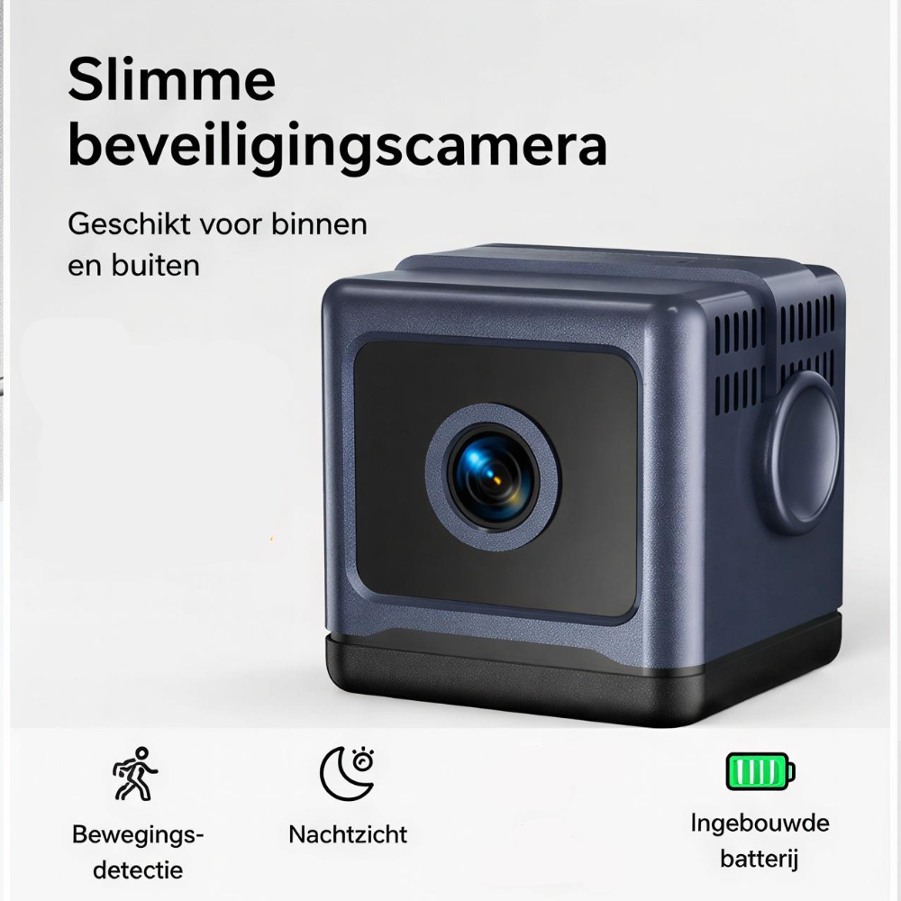 CubeCam™ | 100% Draadloze Beveiliging Zonder Gedoe