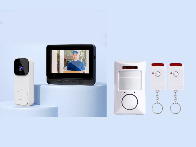 ⚡Slimme videodeurbel met 4,3" scherm – live bewaking & tweerichtingsaudio🏡