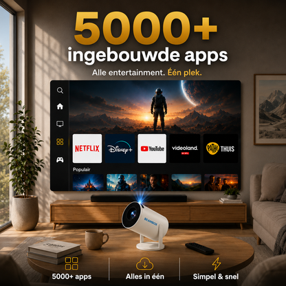 BeamBox 4K | Verander elke ruimte in een gigantische bioscoop