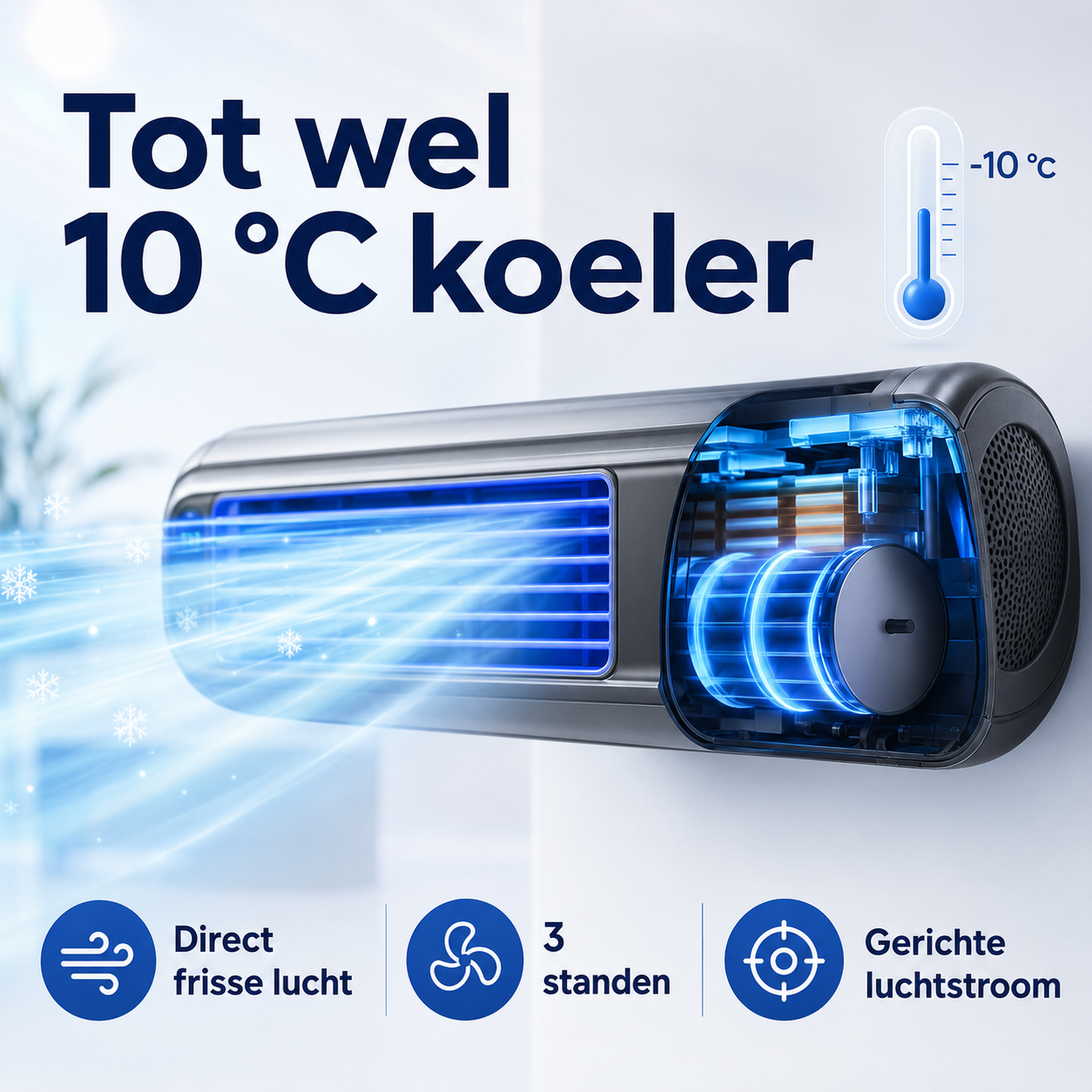 CoolAir™ – Direct een Heerlijk Koel Huis Zonder Gedoe Met Afvoerslangen