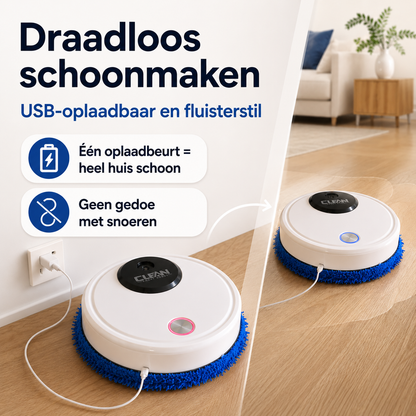 Moppy™ 5in1 slimme huishoudrobot | Nooit meer zelf de vloer schoonmaken!