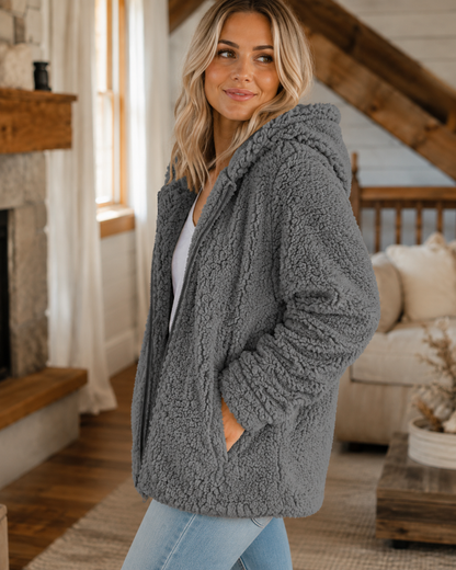 Teddy | Zacht en warm vest met rits