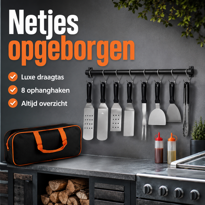 GrillMaster™ 29-delige set – Alles bij de hand voor de perfecte barbecue