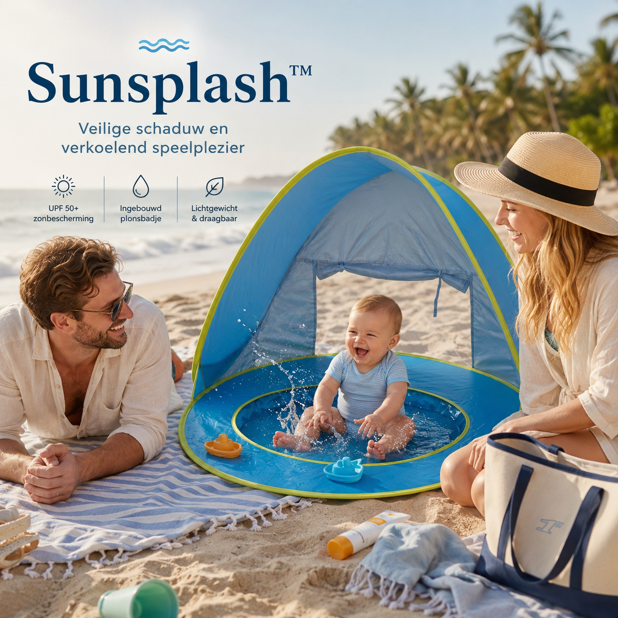 SunSplash™ | Veilige Waterpret Voor Baby's & Peuters