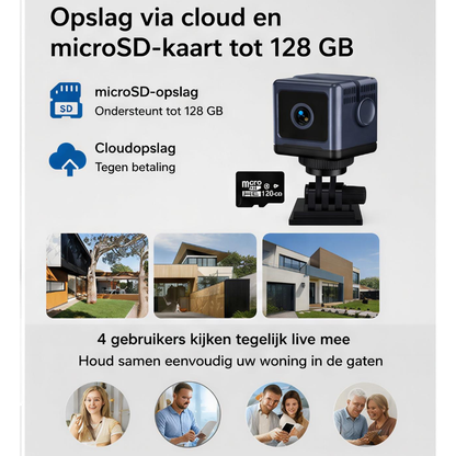 CubeCam™ | 100% Draadloze Beveiliging Zonder Gedoe