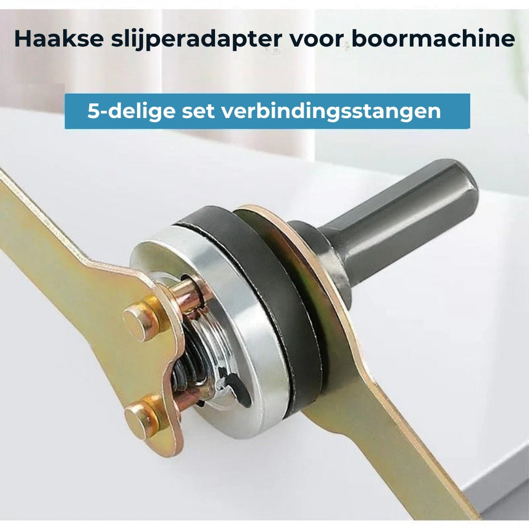 Adapterkit - Van boormachine naar slijpmachine
