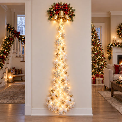 GlowStory™ | Verander een kale muur in een compleet kersttafereel