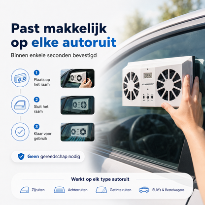 SolarBreeze™ | Nooit Meer Instappen In Een Snikhete Auto