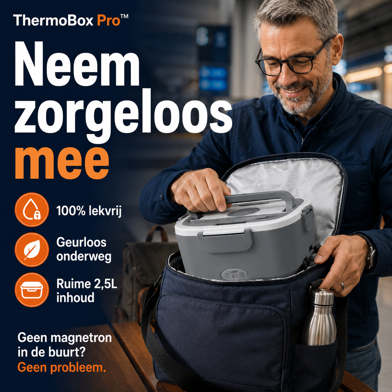 ThermoBox Pro™ – Warm Eten Waar U Ook Bent: De Slimme Magnetron-Vervanger