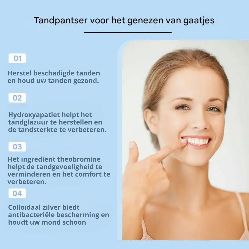 DentoFix™ | Tanddruppels voor Glazuurherstel, Wittere Tanden & Frisse Adem | 1+1 gratis
