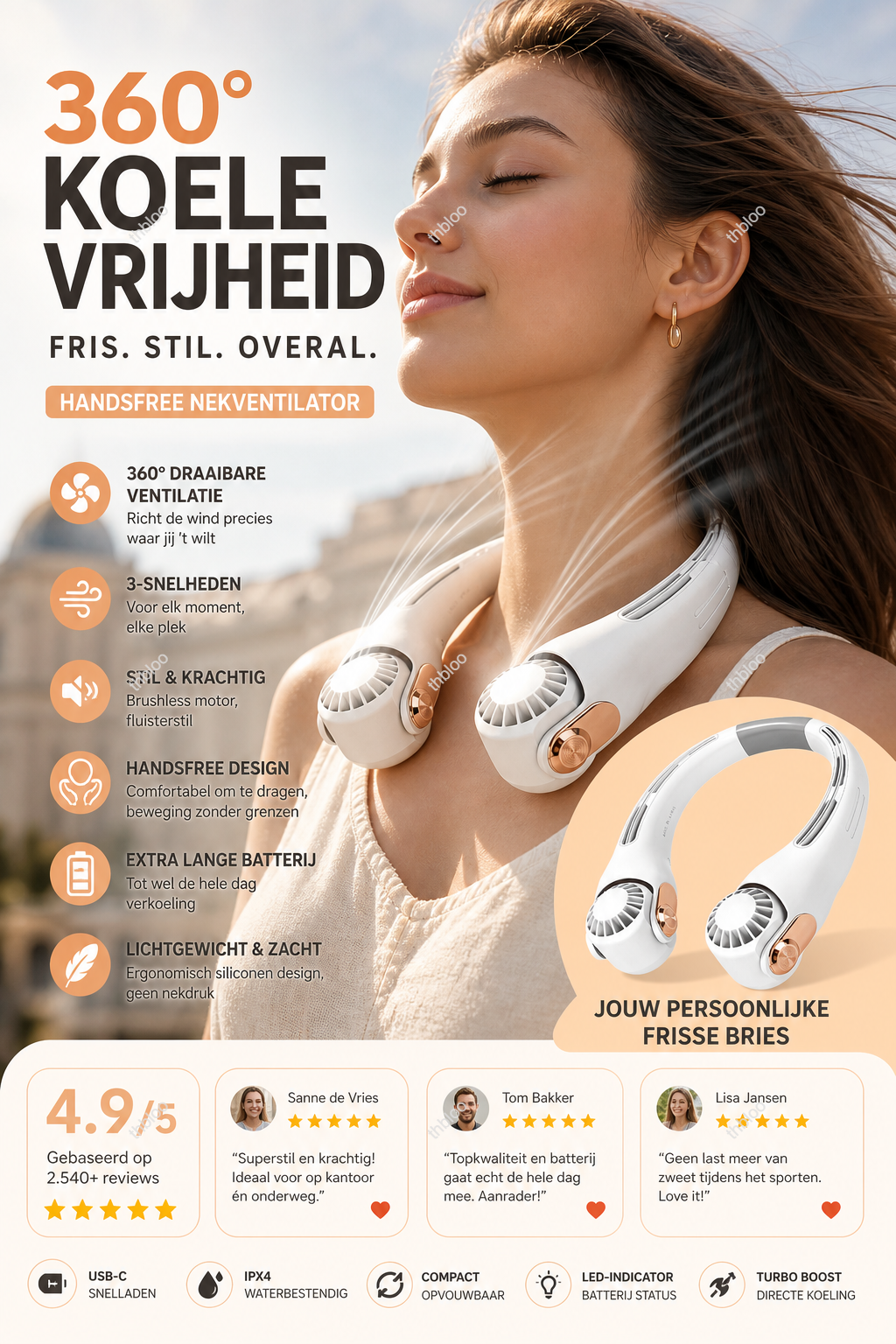 AirBreeze™ | Ontsnap Direct Aan De Verstikkende Zomerhitte