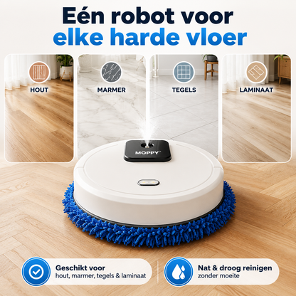 Moppy™ 5in1 slimme huishoudrobot | Nooit meer zelf de vloer schoonmaken!