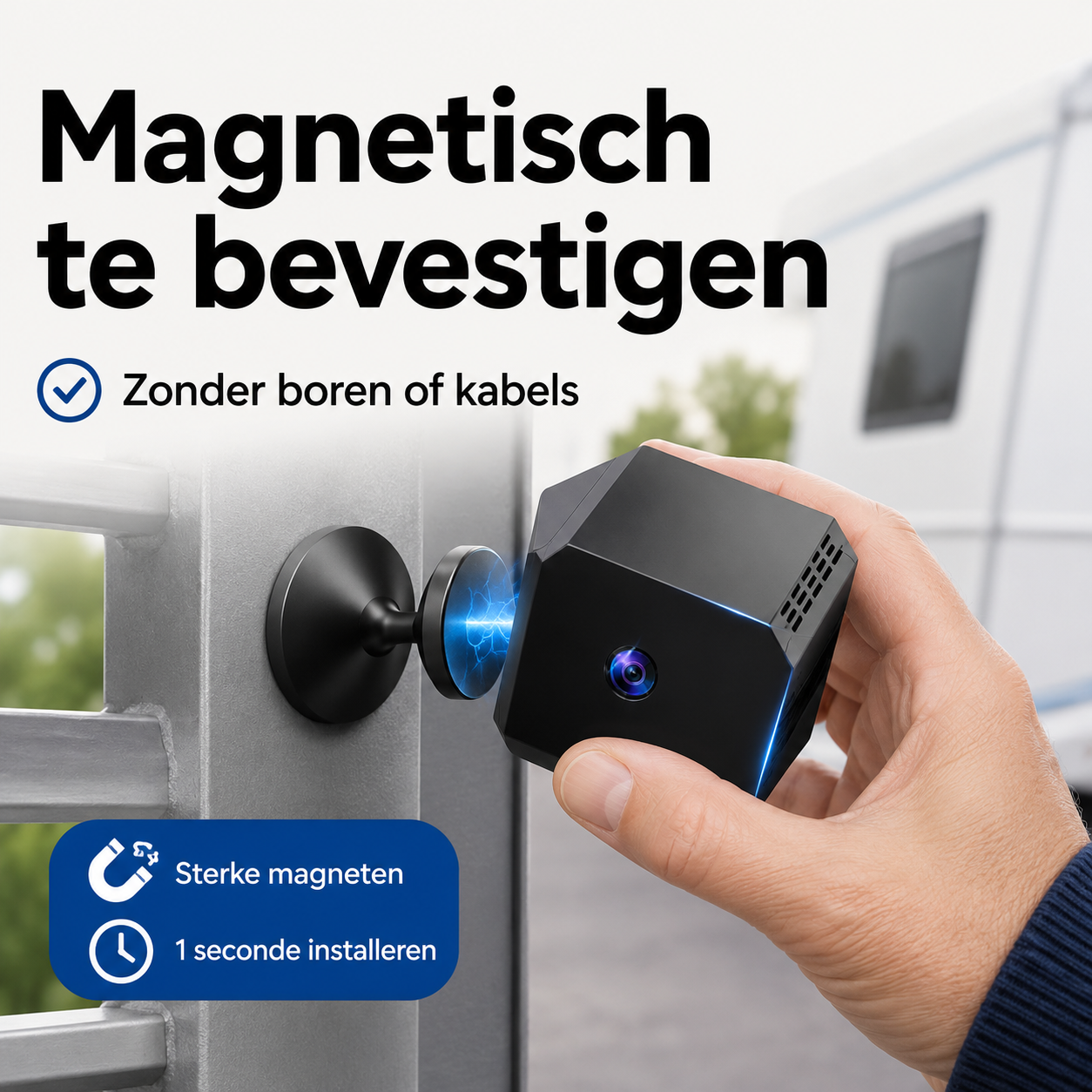 SafeCam Pro™ | Toujours en sécurité – même sans Wi-Fi ni électricité