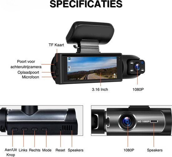 DualCam™ - Double dashcam pour une vision intégrale